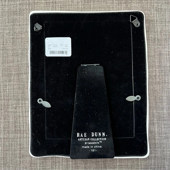 NEW Rae Dunn SANTA PAWS - Cute Ceramic 5 x 7 Photo Frame - Picture 3 of 4